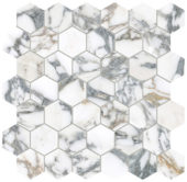 Royal Stoneworks 2" Italian Arabescato Hex | Tile Center