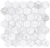 Royal Stoneworks 2" Old World Bianco Hex | Tile Center