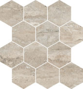 Saturnia 3x3 Hex Navona Matte | Tile Center