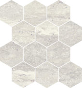 Saturnia 3x3 Hex Roman Matte | Tile Center