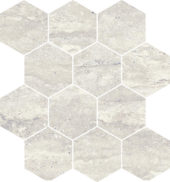 Saturnia 3x3 Hex Roman Matte | Tile Center