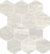 Saturnia 3x3 Hex Roman Matte | Tile Center