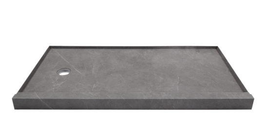Shower Pan 30x60 Graphite Slate | Tile Center