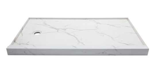 Shower Pan 36x60 Bianco Marble | Tile Center
