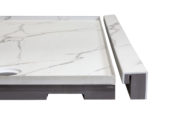 Shower Pan 36x60 Bianco Marble | Tile Center