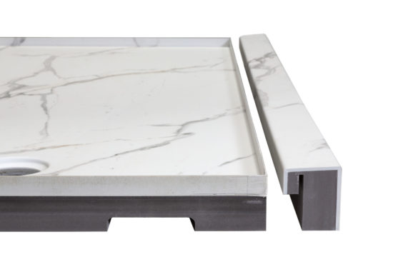 Shower Pan 36x60 Bianco Marble | Tile Center