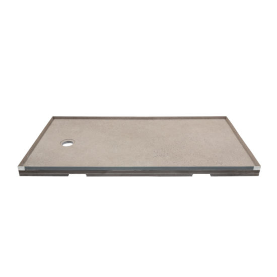 Shower Pan 36x60 Concrete Sand | Tile Center