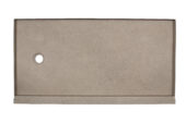 Shower Pan 36x60 Concrete Sand | Tile Center