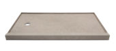Shower Pan 36x60 Concrete Sand | Tile Center