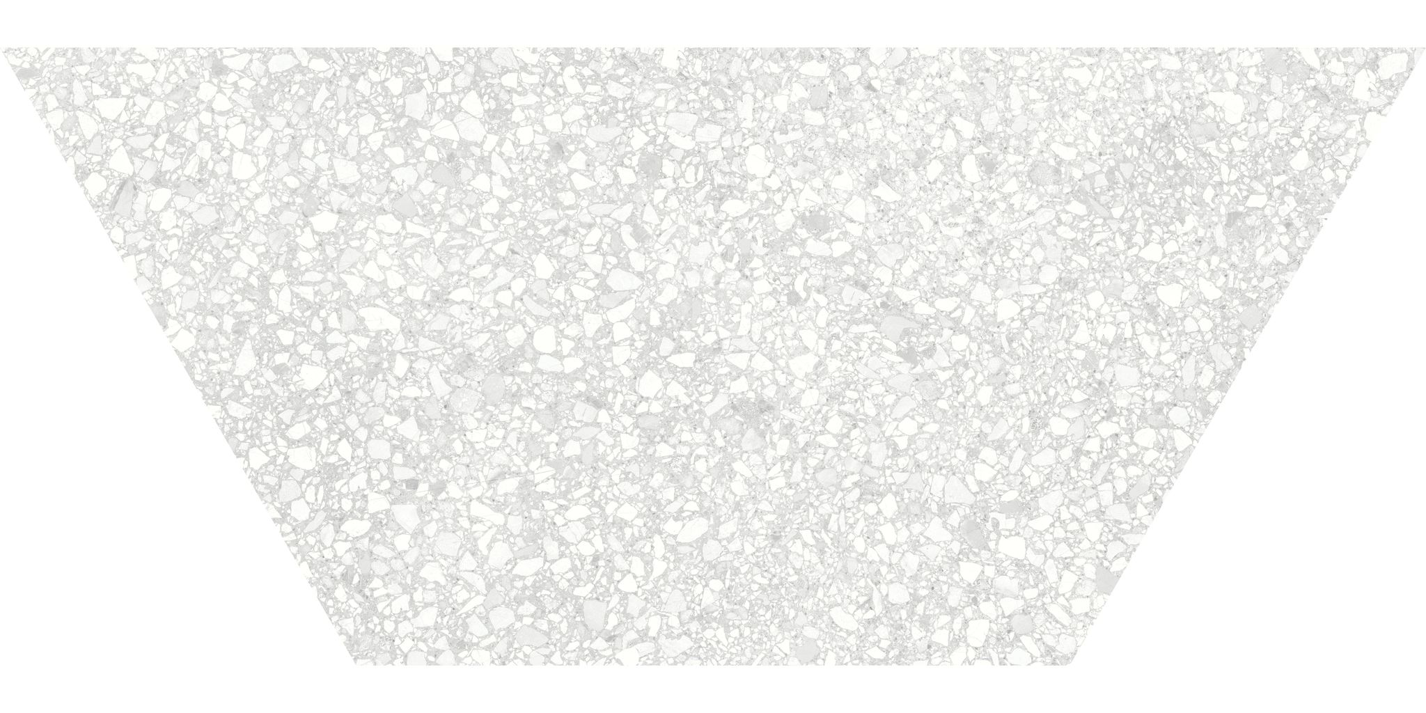 Station 10x24 Pearl Half Hexagon | Tile Center