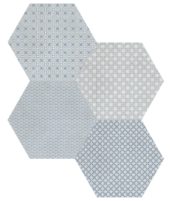Tapestri 8.5 Denim Blend Hexagon | Tile Center