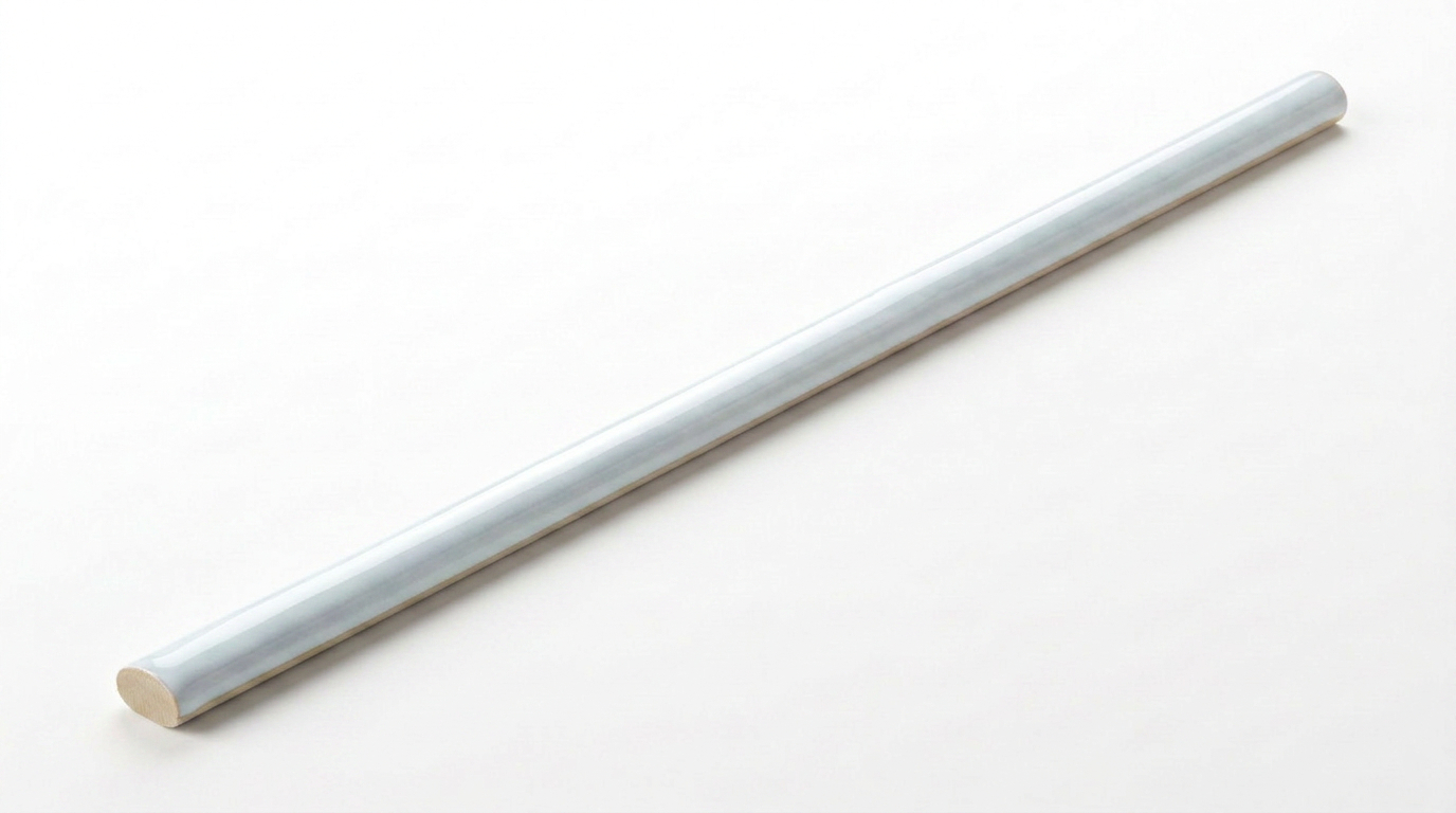 Morocco White .39x9 Trim | Tile Center