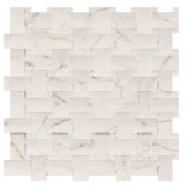 Treasure II Perfect Calacatta 1x2 Basketweave | Tile Center