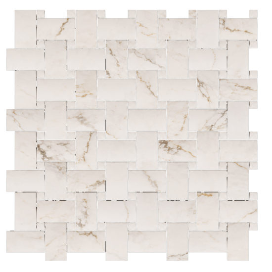 Treasure II Perfect Calacatta 1x2 Basketweave | Tile Center